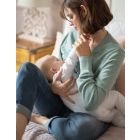 Sage Cotton Lift Up Maternity & Nursing Jumper