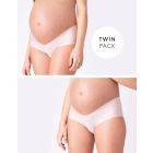 No VPL Blush Maternity Briefs – Twin Pack