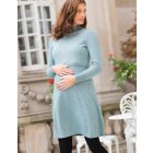 Sage Wool Blend Maternity & Nursing Jumper Dress