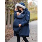 Premium Navy 6 In 1 Coat With Removable Down Liner