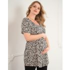 Curve Printed Jersey Maternity & Nursing Tunic