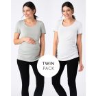 Two Pack Essential Maternity T-Shirts
