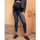 Organic Cotton Indigo Skinny Maternity Jeans
