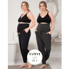 Curve Maternity Lounge Pants - Twin Pack