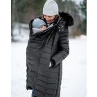 Black 3 in 1 Down Maternity Coat
