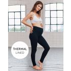 Black Thermal Maternity Leggings