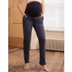 Navy Blue Over Bump Maternity Chinos