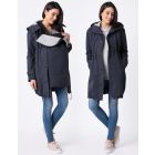 Navy Blue 3 in 1 Mid-Weight Maternity Parka