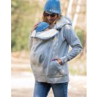 Sherpa-Lined 3 in 1 Maternity Hoodie