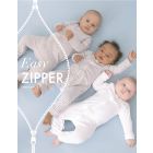 Easy Zip Cotton Unisex Sleepsuit – 3 Pack