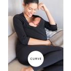 Curve Black Cotton Skin to Skin Top
