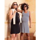 Two Pack Sleeveless Fit & Flare Maternity to Nursing Dresses