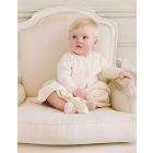 Cotton Cashmere Pointelle Baby Cardigan