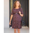 Tie Sleeve Maternity & Nursing Dress
