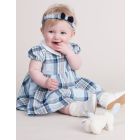 Blue Tartan Cotton Baby Dress