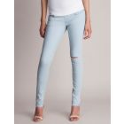 Light Under Bump Ripped Skinny Maternity Jeans