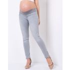 Ash Grey Skinny Maternity Jeans