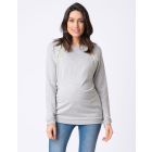 Neon Detail Maternity & Nursing Sweater