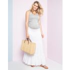 Cotton Maternity Maxi Skirt 