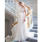 Ivory Lace & Silk Maternity Gown