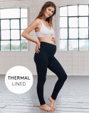 Warm maternity leggings Anabel by Bas Black (black), Maternity clothes