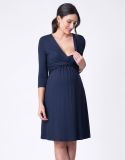 Navy Blue Maternity Dress