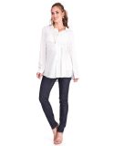 Empire Tie Woven Maternity Blouse